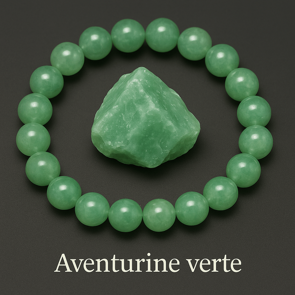 Aventurine verte – bracelet en pierre naturelle - Bracelet en Pierre naturelle - Bijoux en Pierre Naturelle