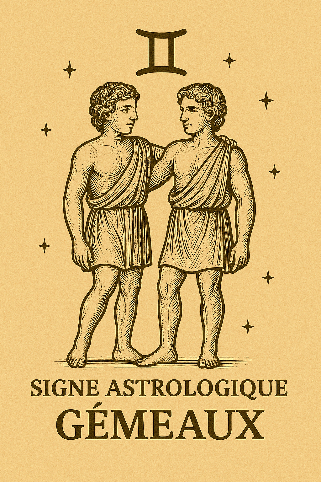 Signe du Zodiaque : Gémeaux -  Curieux, communicatif, versatile