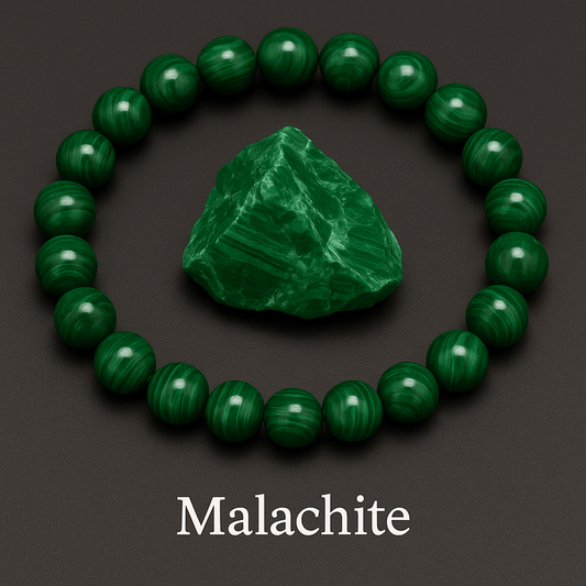 Malachite – bracelet en pierre naturelle - Bracelet en Pierre naturelle - Bijoux en Pierre Naturelle
